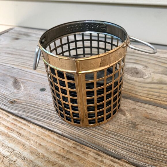 Vintage Seagram's Metal Jar with Coasters Set of 12 - Picture 4 of 4